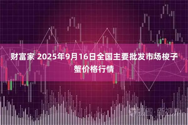 财富家 2025年9月16日全国主要批发市场梭子蟹价格行情